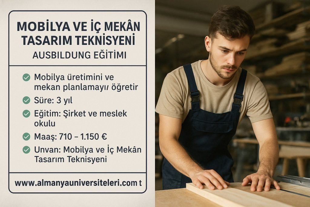 Mobilya ve İç Mekân Tasarım Ausbildung