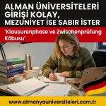 Alman üniversiteleri girişi kolay, mezuniyet ise sabır ister