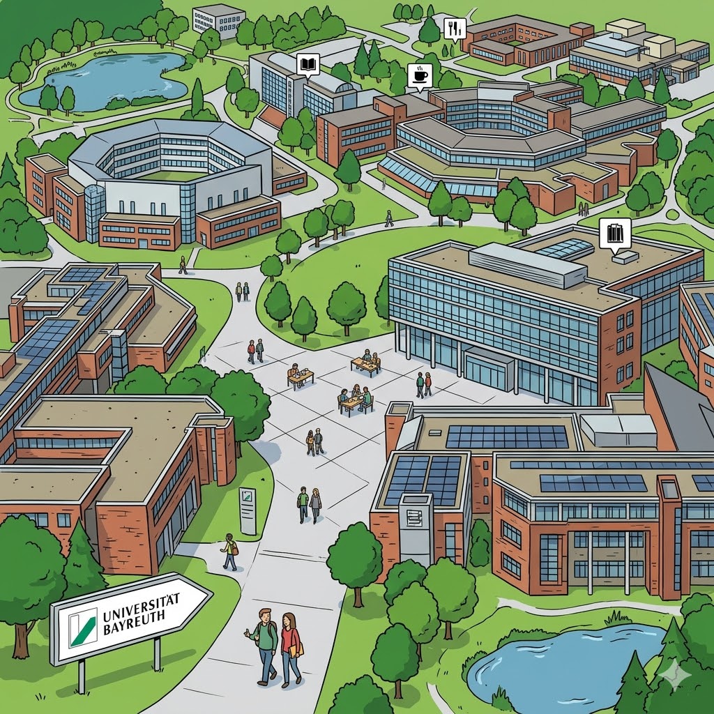 bayreuth üniversitesi map